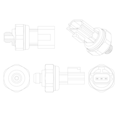 MAHLE Druckschalter, Klimaanlage BEHR *** PREMIUM LINE *** ASE 8 000P