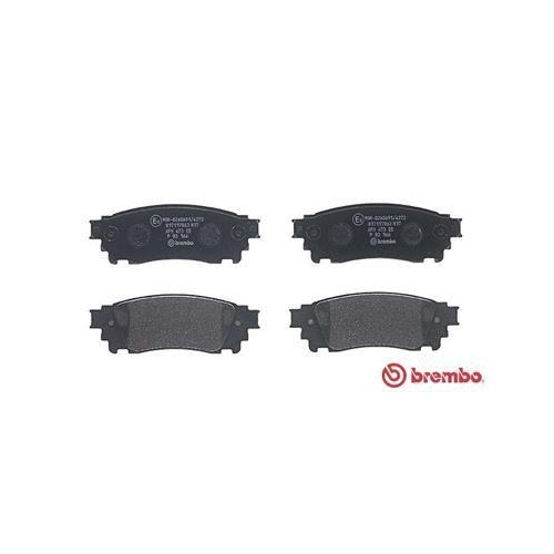 BREMBO Bremsbelagsatz, Scheibenbremse PRIME LINE P 83 166
