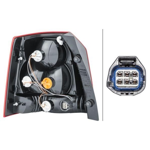 HELLA Heckleuchte 2VA 354 666-021