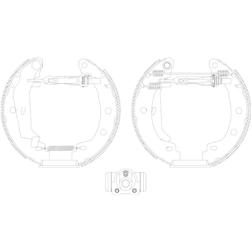 TEXTAR Bremsbackensatz Shoe Kit Pro 84049501