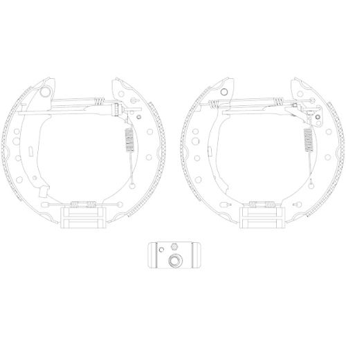 TEXTAR Bremsbackensatz Shoe Kit Pro 84061801