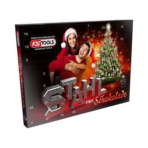 Adventskalender, Steckschl&uuml;ssel-Satz 131-tlg KS TOOLS 999.4444