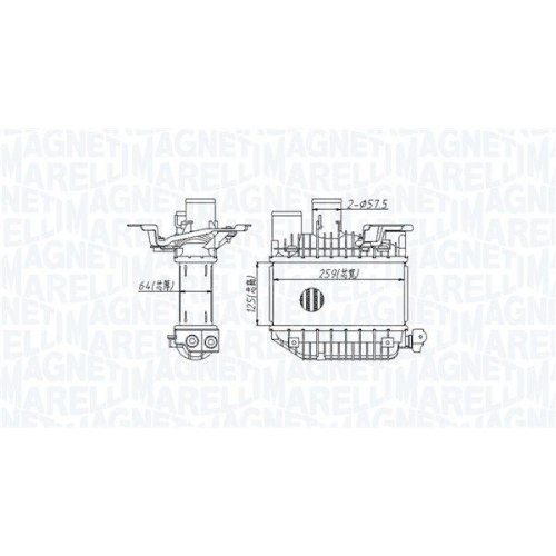 MAGNETI MARELLI Ladeluftk&uuml;hler 351319205310