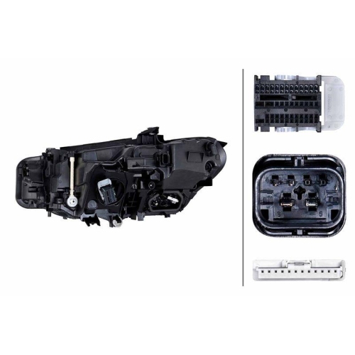 HELLA Hauptscheinwerfer 1EX 016 808-661