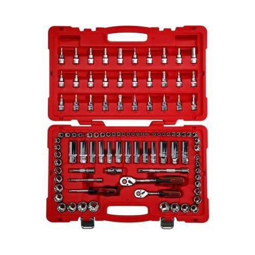 1/4 Zoll+3/8 Zoll CHROMEplus Steckschl&uuml;ssel-Satz, 100-tlg KS TOOLS 958.0699