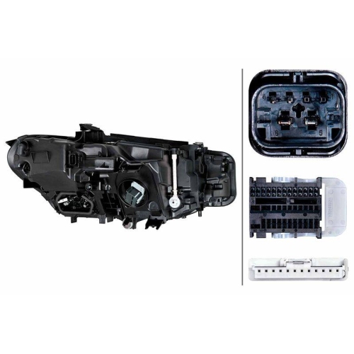 HELLA Hauptscheinwerfer 1EX 016 809-761