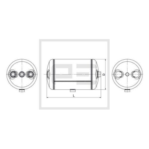 PE Automotive Luftbeh&auml;lter, Druckluftanlage 016.386-80A