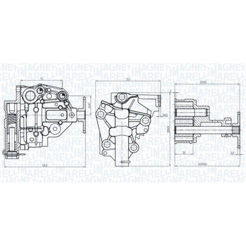 MAGNETI MARELLI Ölpumpe