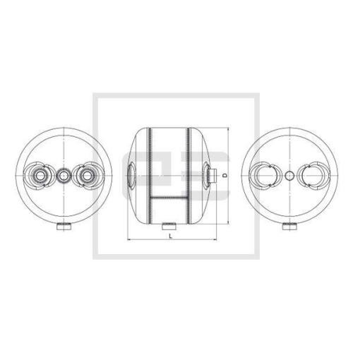 PE Automotive Luftbeh&auml;lter, Druckluftanlage 016.390-80A
