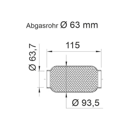 ERNST Flexrohr, Abgasanlage 464185