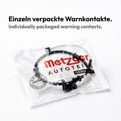 METZGER AUTOTEILE Warnkontakt, Bremsbelagverschlei&szlig; GREENPARTS 1190341