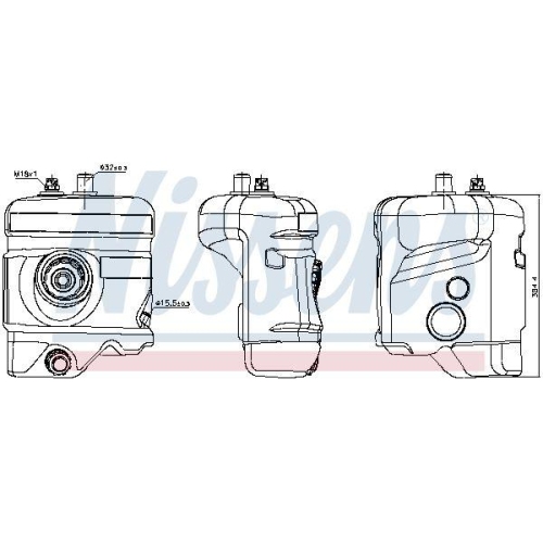 NISSENS Ausgleichsbeh&auml;lter, K&uuml;hlmittel ** FIRST FIT ** 996034