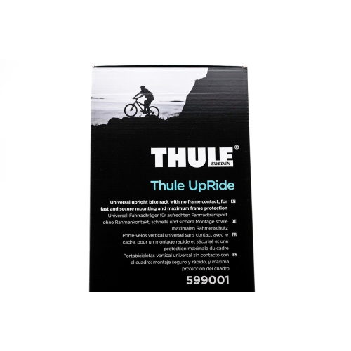 2 Stück THULE 599 UpRide Dach Fahrradhalter Radträger ohne Rahmenkontakt 599001
