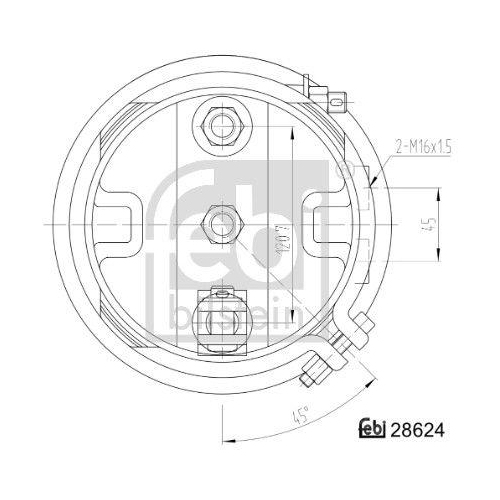 FEBI BILSTEIN Federspeicherbremszylinder 28624