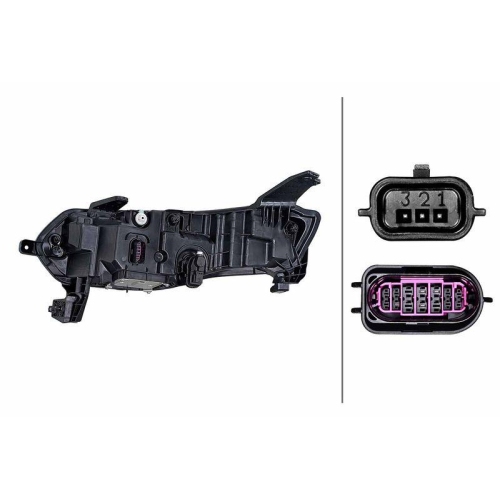 HELLA Hauptscheinwerfer 1LX 015 142-841