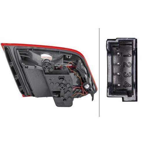 HELLA Heckleuchte 2TZ 011 145-521