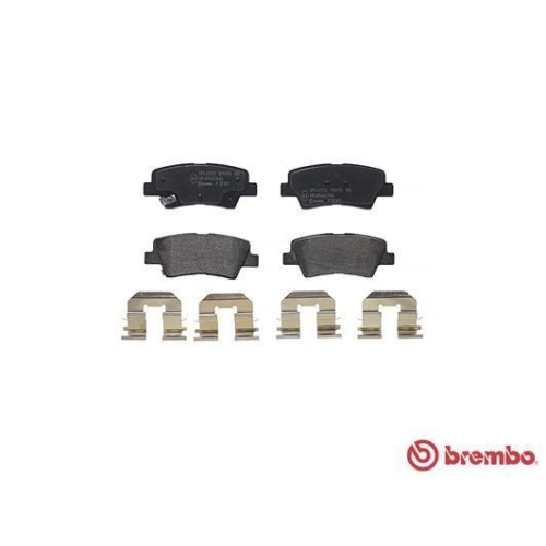 BREMBO Bremsbelagsatz, Scheibenbremse PRIME LINE P 30 067