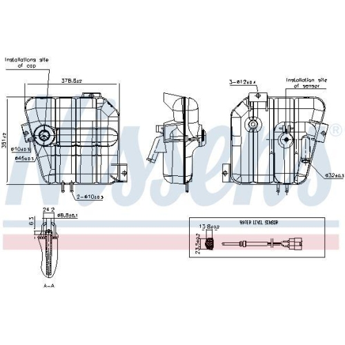 NISSENS Ausgleichsbeh&auml;lter, K&uuml;hlmittel ** FIRST FIT ** 996084