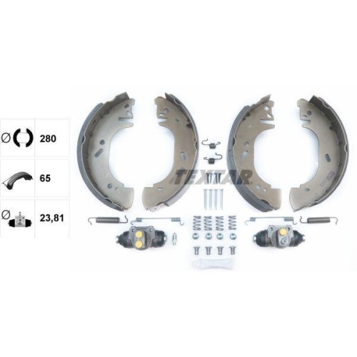 TEXTAR Bremsbackensatz Shoe Kit