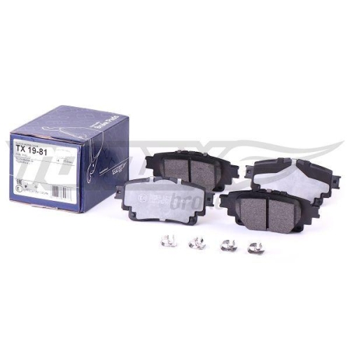 TOMEX Brakes Bremsbelagsatz, Scheibenbremse TX 19-81