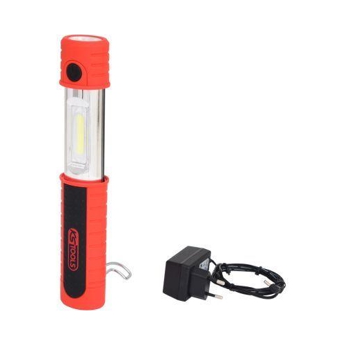 STRIPE LED-Akku-Arbeitslampe 2 Watt Stripe LED + 6 LED Kopflicht 150.4312