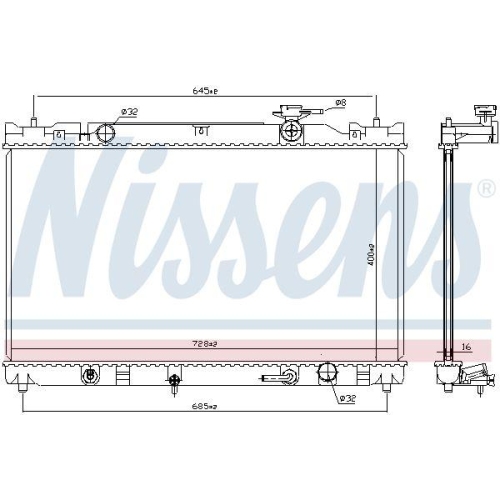 NISSENS K&uuml;hler, Motork&uuml;hlung 646351