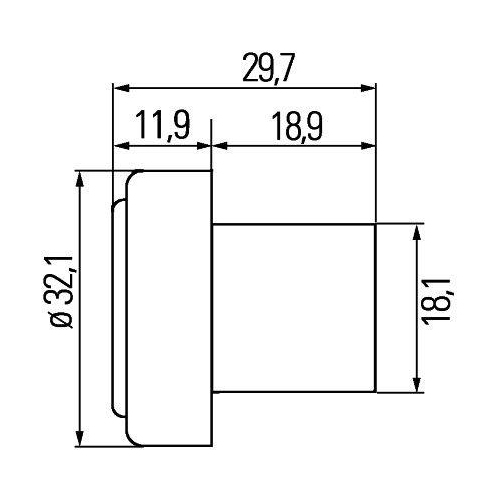 HELLA Positionsleuchte 2PF 340 825-057