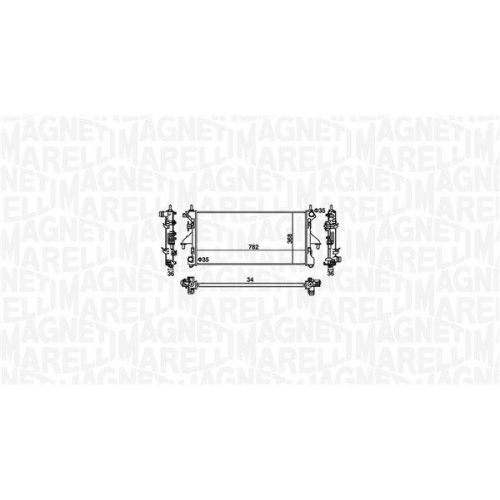MAGNETI MARELLI K&uuml;hler, Motork&uuml;hlung 350213126900