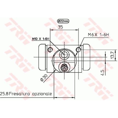 TRW Radbremszylinder BWH402