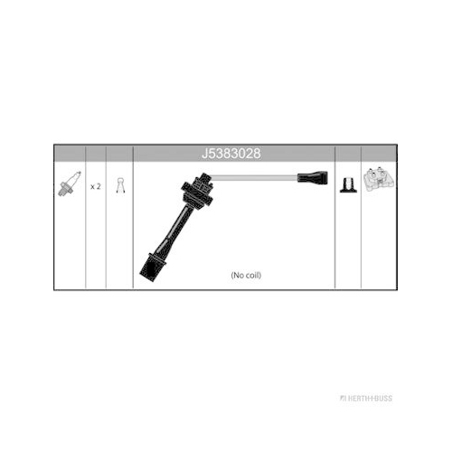 HERTH+BUSS JAKOPARTS Z&uuml;ndleitungssatz J5383028