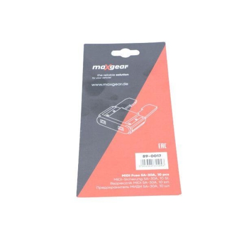 MAXGEAR Sicherungssatz 89-0017