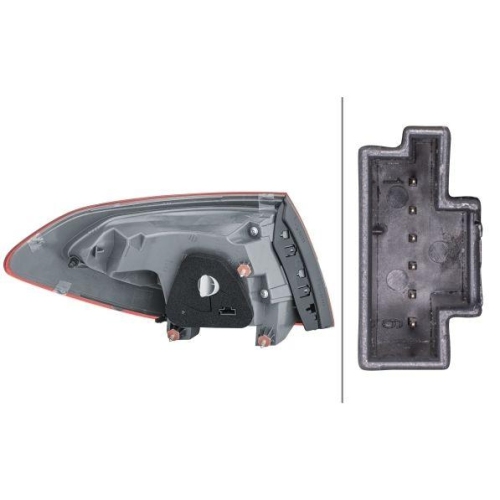 HELLA Heckleuchte 2SD 354 875-221