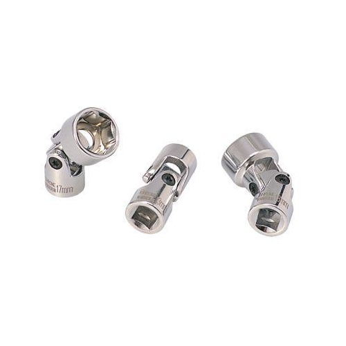 3/8 Zoll CHROMEplus Sechskant-Stecknuss mit Gelenk 18mm auf H&auml;nger 911.3849-E