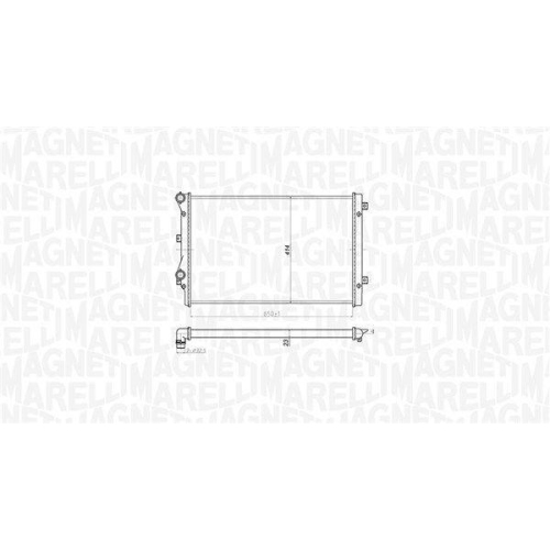 MAGNETI MARELLI K&uuml;hler, Motork&uuml;hlung 350213852000