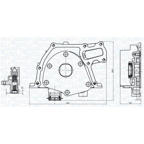 MAGNETI MARELLI Ölpumpe 351516000070