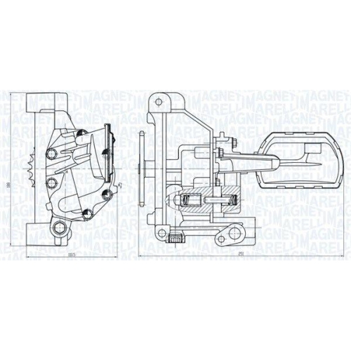 MAGNETI MARELLI &Ouml;lpumpe 351516000053