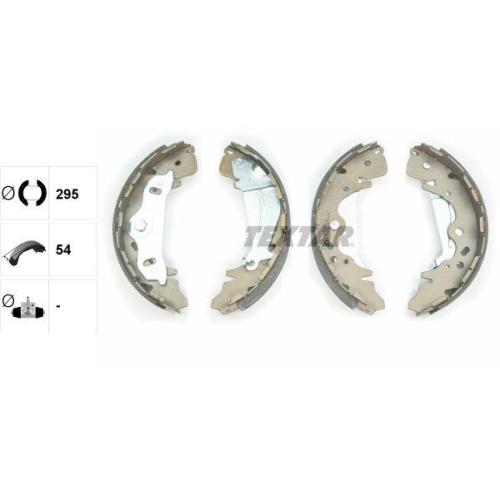 TEXTAR Bremsbackensatz 91075800