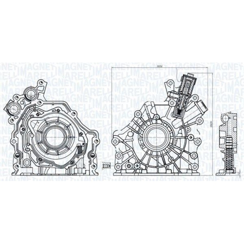 MAGNETI MARELLI Ölpumpe 351516000084