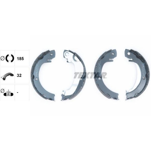 TEXTAR Bremsbackensatz, Feststellbremse 91077300