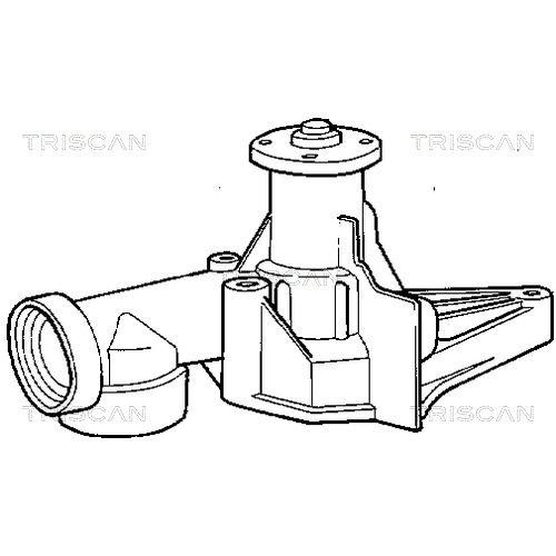 TRISCAN Wasserpumpe, Motork&uuml;hlung 8600 10856