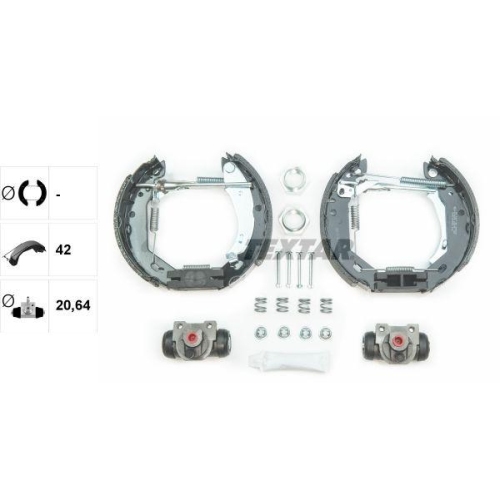 TEXTAR Bremsbackensatz Shoe Kit Pro 84031806