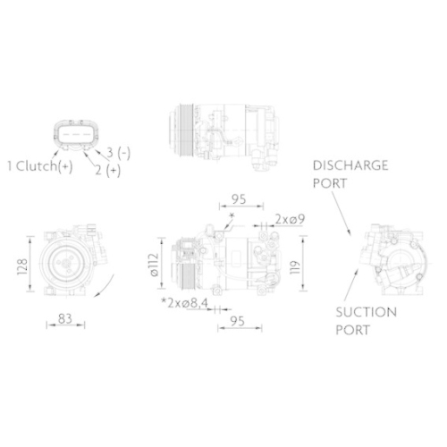 MAHLE Kompressor, Klimaanlage BEHR *** PREMIUM LINE *** ACP 1460 000P