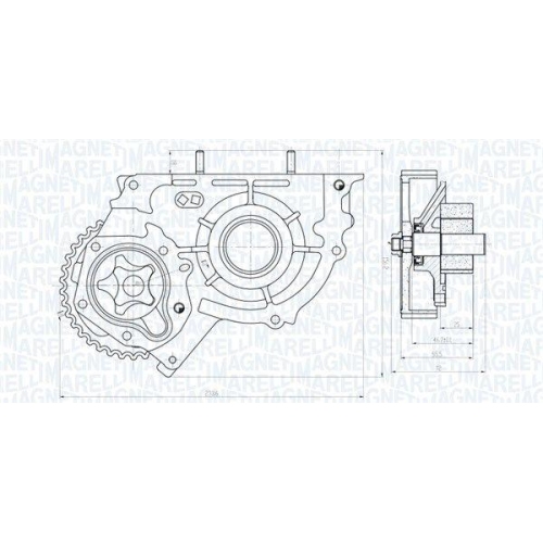 MAGNETI MARELLI &Ouml;lpumpe 351516000004