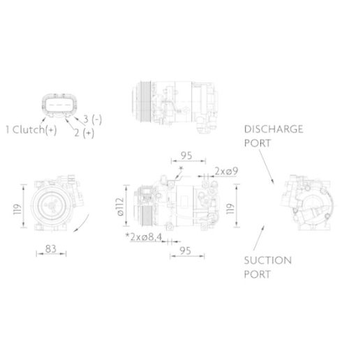 MAHLE Kompressor, Klimaanlage BEHR *** PREMIUM LINE *** ACP 1462 000P
