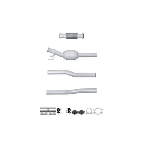 HELLA Katalysator Easy2Fit &ndash; PARTNERED with Faurecia 8LE 366 050-551