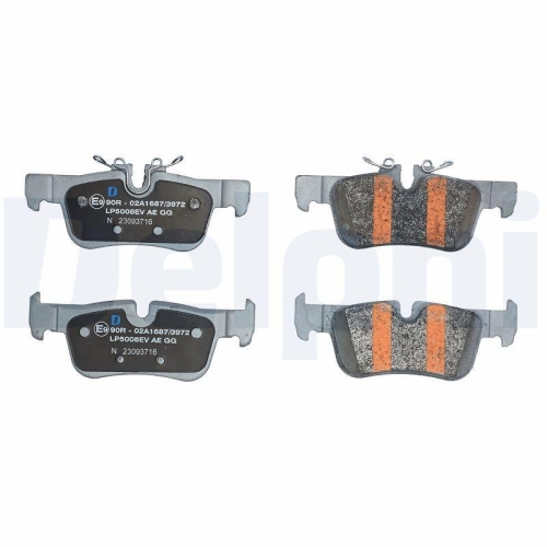 DELPHI Bremsbelagsatz, Scheibenbremse LP5008EV