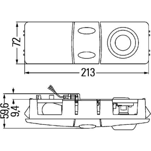 HELLA Innenraumleuchte 2JA 009 037-027