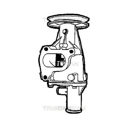 TRISCAN Wasserpumpe, Motork&uuml;hlung 8600 15969