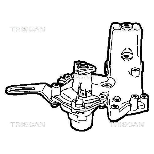 TRISCAN Wasserpumpe, Motork&uuml;hlung 8600 15970