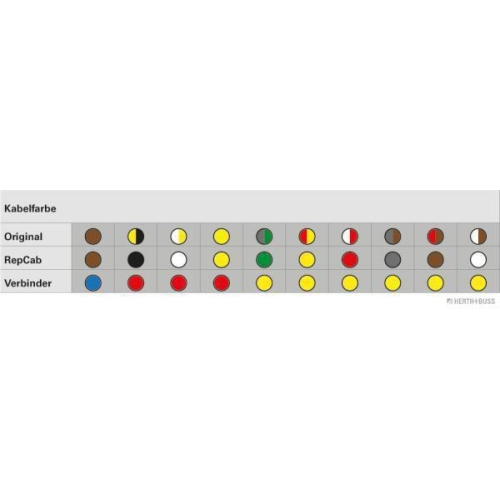 HERTH+BUSS ELPARTS Kabelreparatursatz, Heckklappe 51277246